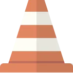 Triangular Cone SVG Icon